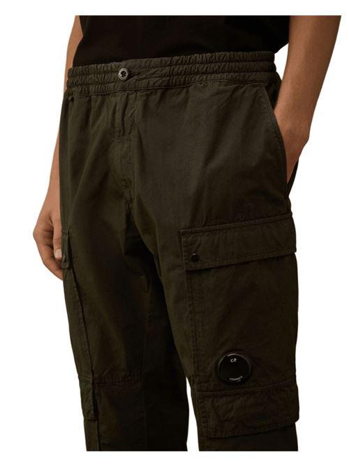 Pantaloni da uomo in puro cotone, cargo, colore black C.P. COMPANY | PA173A110324G999